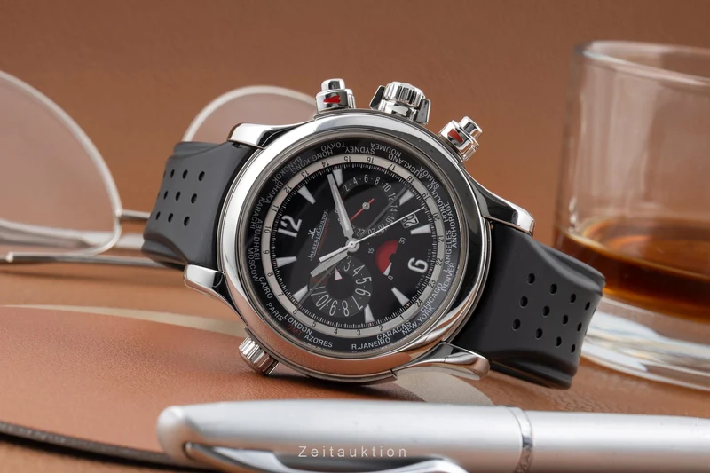 Jaeger LeCoultre Master Compressor chronograph steel / titanium automatic men's watch Q1768470, 150.8.22 [2604170]