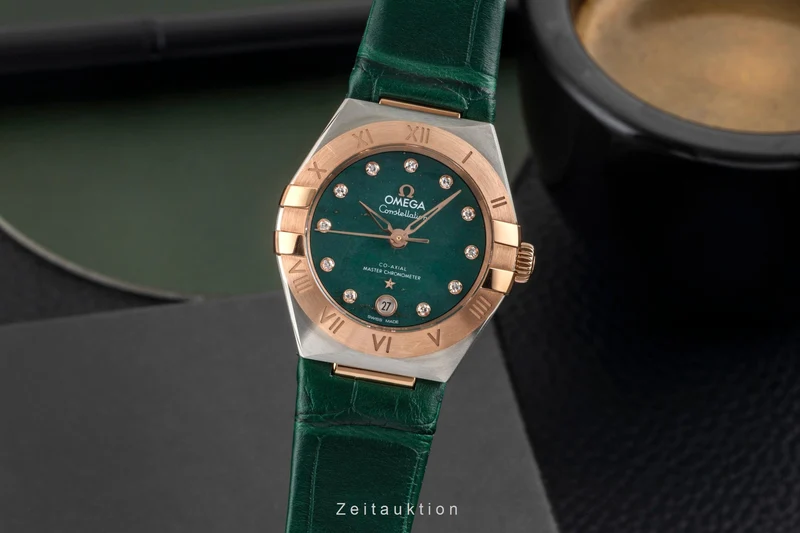 Omega Constellation steel / gold automatic women's watch 131.23.29.20.99.001 [2604382]