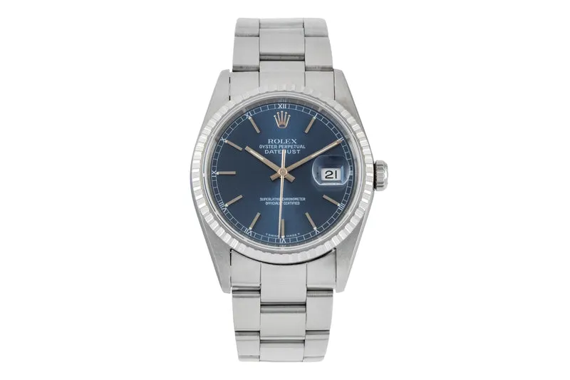 Rolex Datejust steel automatic men's watch 16220 [2604251]