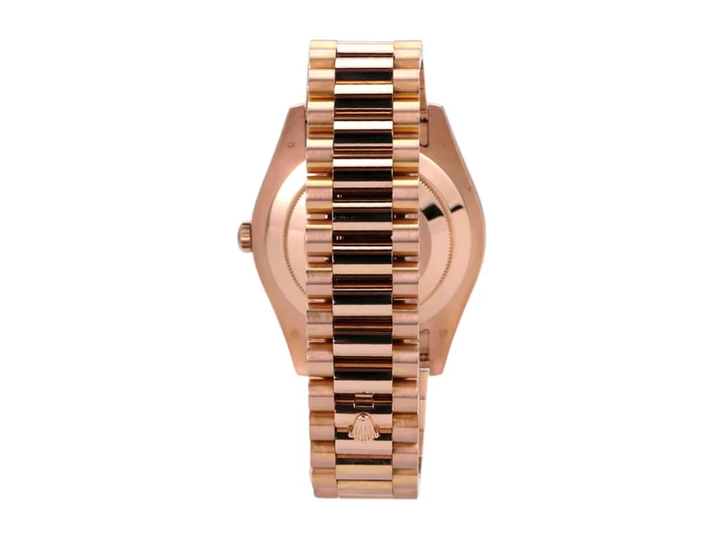Rolex Day-Date II 218235 Everose-Gold Schwarz Index