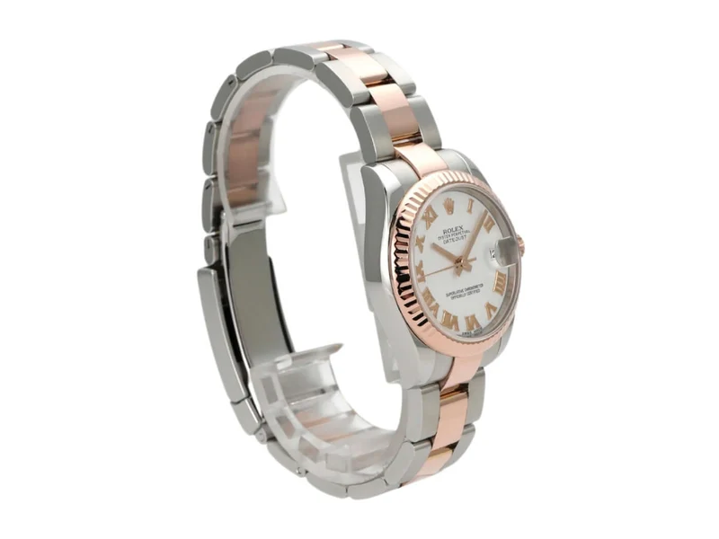 Rolex Datejust 31 Ref. 178271 Weiß Römisch