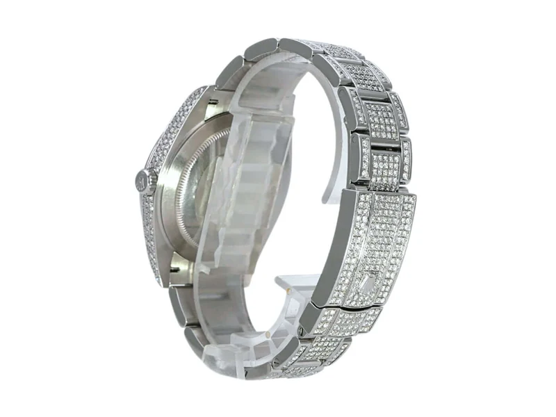 Rolex Datejust 41 Edelstahl 126300 Iced Out Diamant