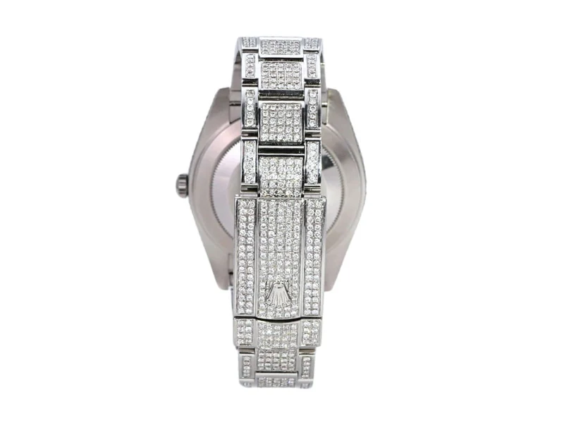 Rolex Datejust 41 Edelstahl 126300 Iced Out Diamant