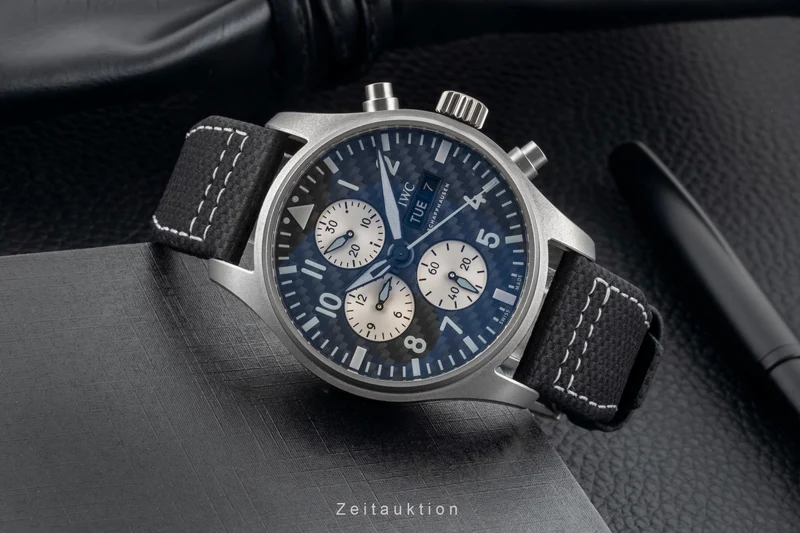 IWC Fliegerchronograph chronograph titanium automatic men's watch IW377903 [2604315]