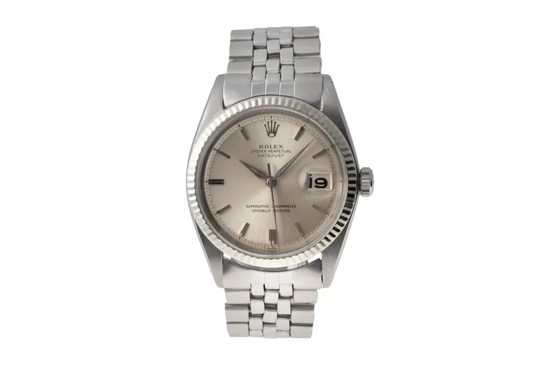 Rolex Datejust steel / white gold automatic men's watch 1601 Vintage [2604337]