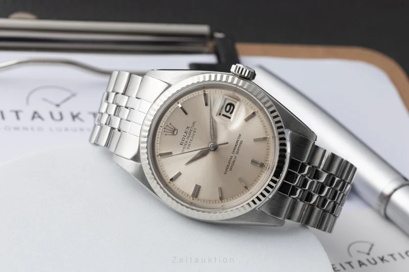 Rolex Datejust steel / white gold automatic men's watch 1601 Vintage [2604337]