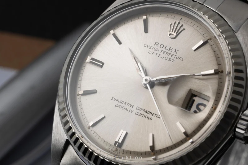 Rolex Datejust steel / white gold automatic men's watch 1601 Vintage [2604337]