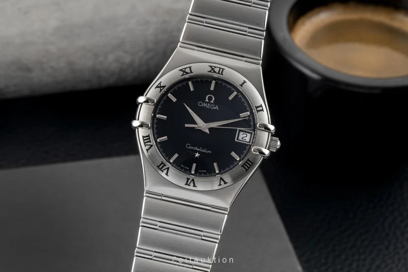 Omega Constellation steel quartz men's watch 1512.40.00, 396.1201 [2603115]