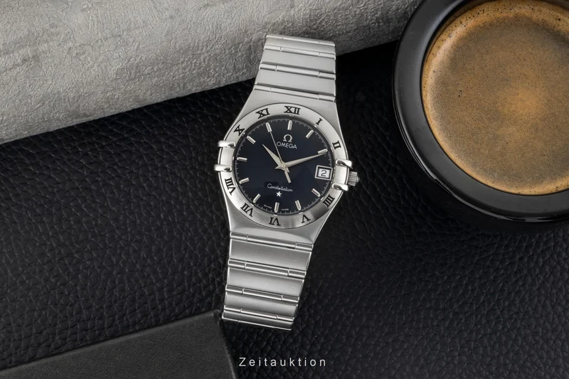 Omega Constellation steel quartz men's watch 1512.40.00, 396.1201 [2603115]