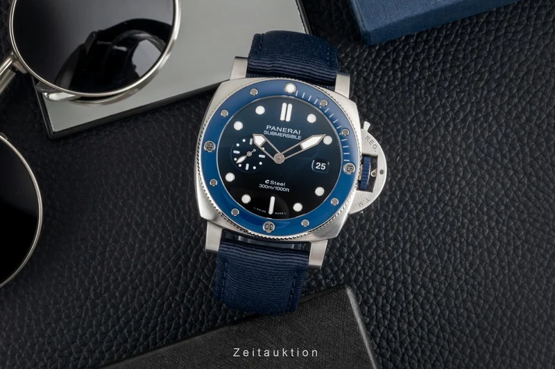 Panerai Submersible steel automatic men's watch PAM01289 LP: 11800EUR [2604269]