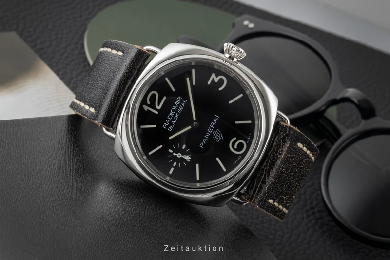 Panerai Black Seal steel manual winding men's watch PAM00754 [2604139]