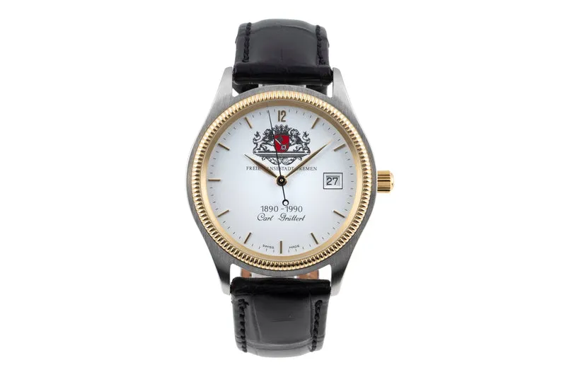 Chronoswiss gilt / steel automatic men's watch G 2814 Limited [2604157]