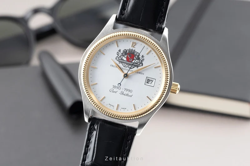 Chronoswiss gilt / steel automatic men's watch G 2814 Limited [2604157]