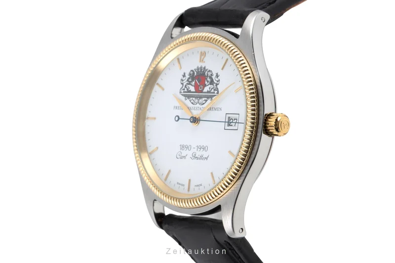 Chronoswiss gilt / steel automatic men's watch G 2814 Limited [2604157]