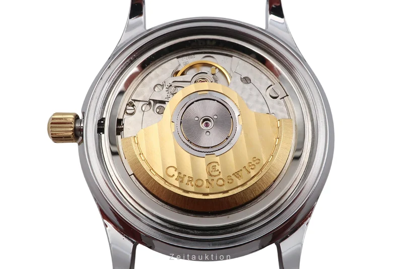 Chronoswiss gilt / steel automatic men's watch G 2814 Limited [2604157]
