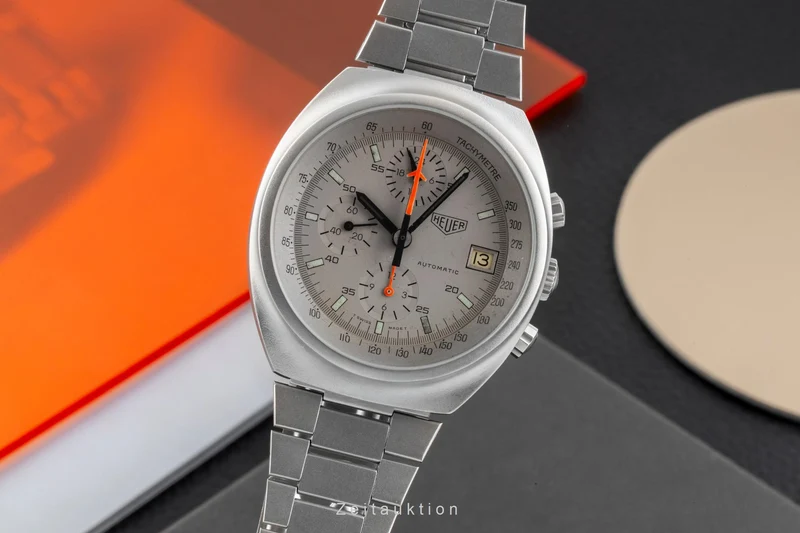 Heuer chronograph steel automatic men's watch 510.503 Vintage [2603947]