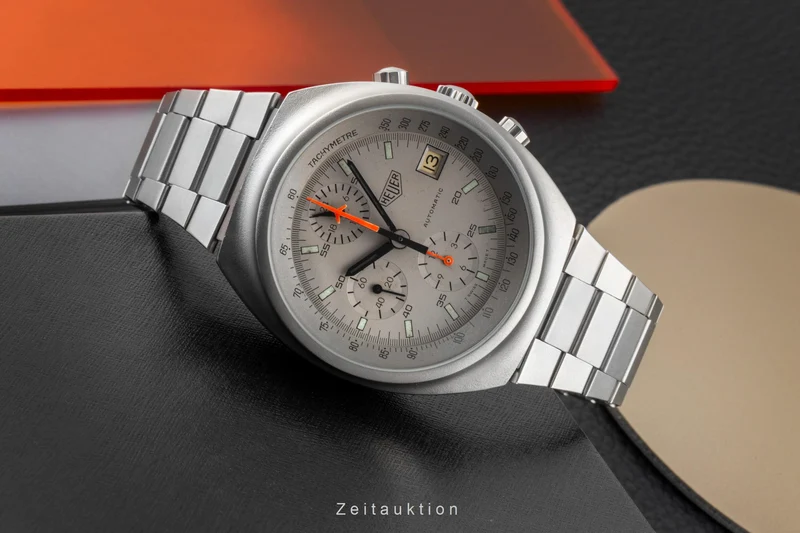 Heuer chronograph steel automatic men's watch 510.503 Vintage [2603947]