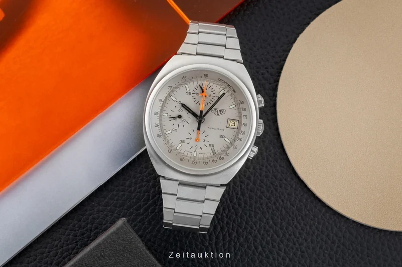 Heuer chronograph steel automatic men's watch 510.503 Vintage [2603947]