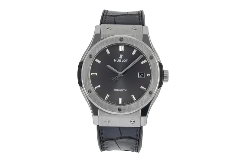 Hublot Classic Fusion titanium automatic men's watch 542.NX.7071.LR VP: 8500EUR [2604327]