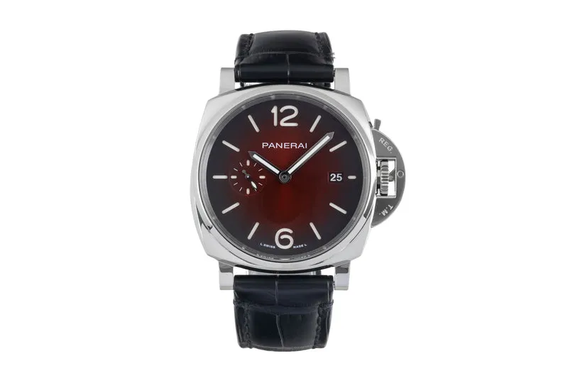 Panerai Luminor steel automatic men's watch PAM01424 LP: 9200EUR [2604400]