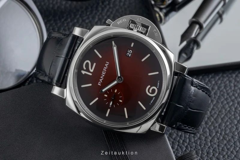 Panerai Luminor steel automatic men's watch PAM01424 LP: 9200EUR [2604400]