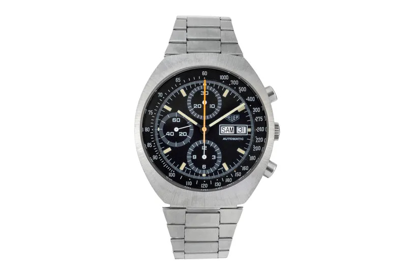 Heuer Montreal chronograph steel automatic men's watch 750.503 Vintage [2603945]