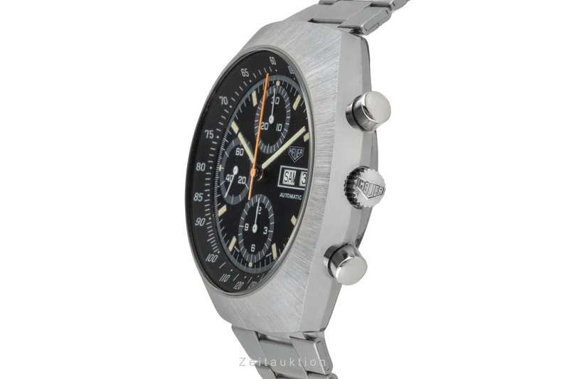 Heuer Montreal chronograph steel automatic men's watch 750.503 Vintage [2603945]