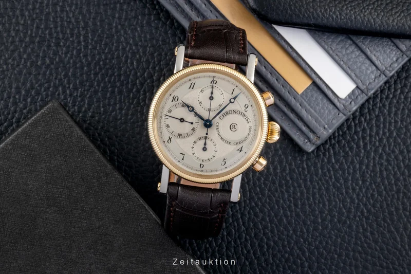 Chronoswiss Chronometer Chronograph chronograph steel / gold automatic men's watch CH 7522 [2604110]