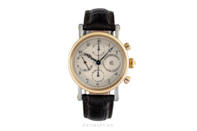 Chronoswiss Chronometer Chronograph chronograph steel / gold automatic men's watch CH 7522 [2604110]