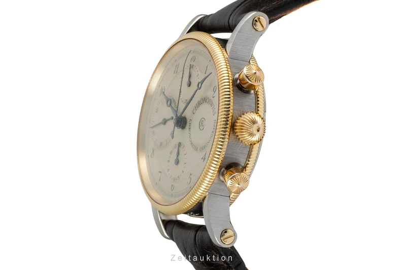Chronoswiss Chronometer Chronograph chronograph steel / gold automatic men's watch CH 7522 [2604110]