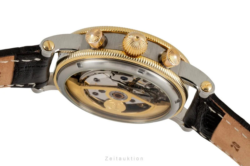 Chronoswiss Chronometer Chronograph chronograph steel / gold automatic men's watch CH 7522 [2604110]