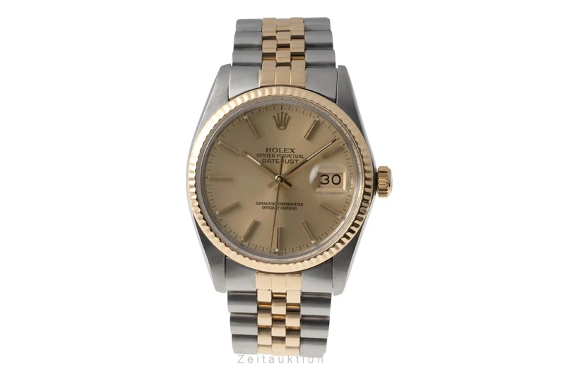 Rolex Datejust steel / gold automatic men's watch 16013 [2604042]