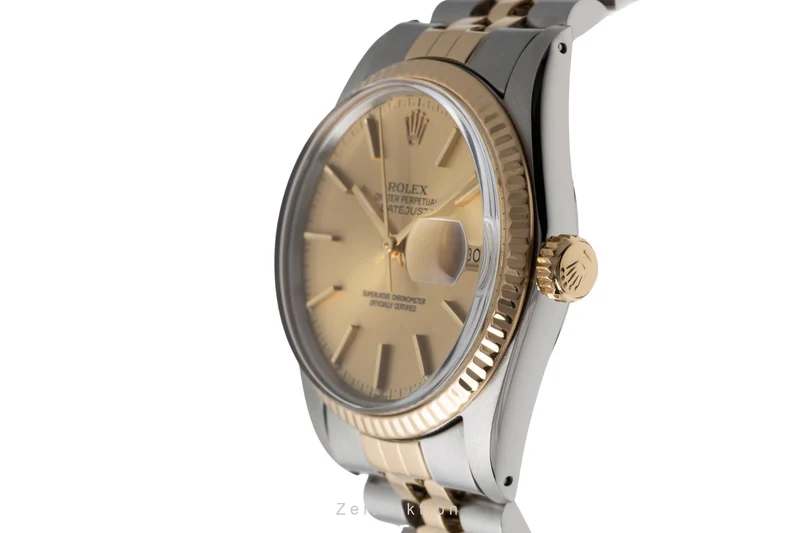 Rolex Datejust steel / gold automatic men's watch 16013 [2604042]