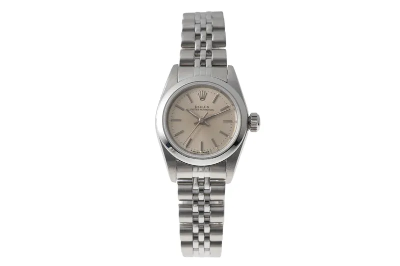 Rolex Oyster Perpetual steel automatic women's watch 67180 [2604221]