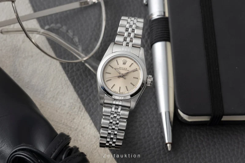 Rolex Oyster Perpetual steel automatic women's watch 67180 [2604221]