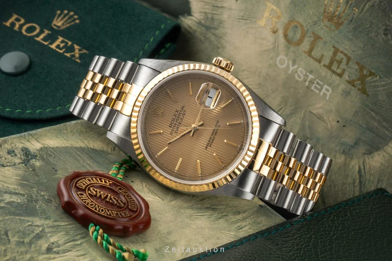 Rolex Datejust steel / gold automatic men's watch 16233 [2603970]