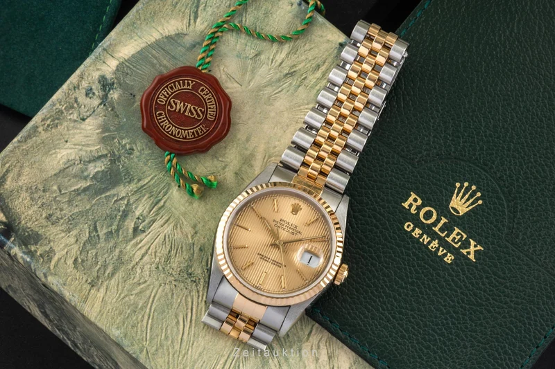 Rolex Datejust steel / gold automatic men's watch 16233 [2603970]