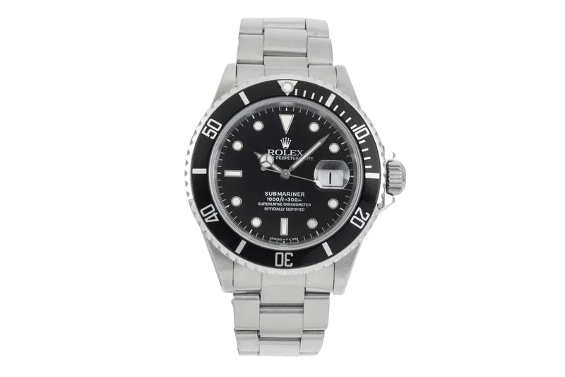 Rolex Submariner steel automatic men's watch 16610 [2604202]