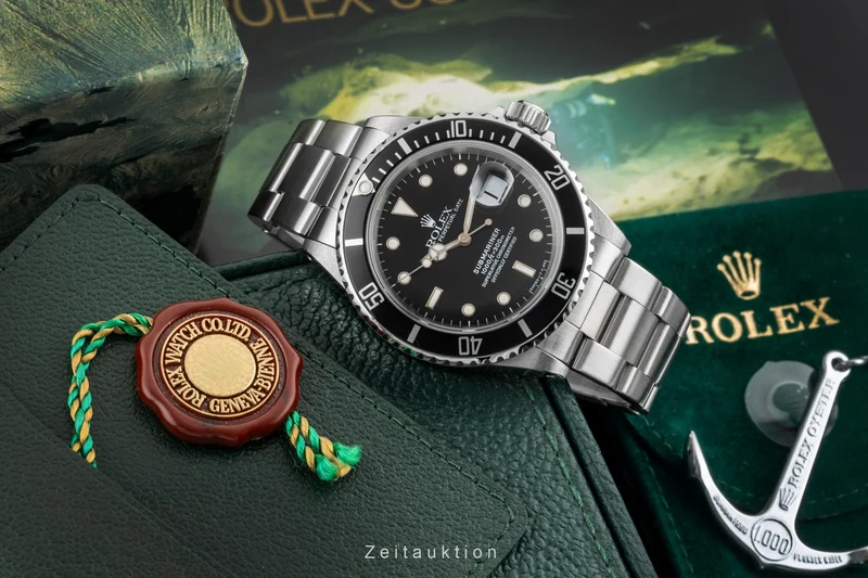 Rolex Submariner steel automatic men's watch 16610 [2604202]