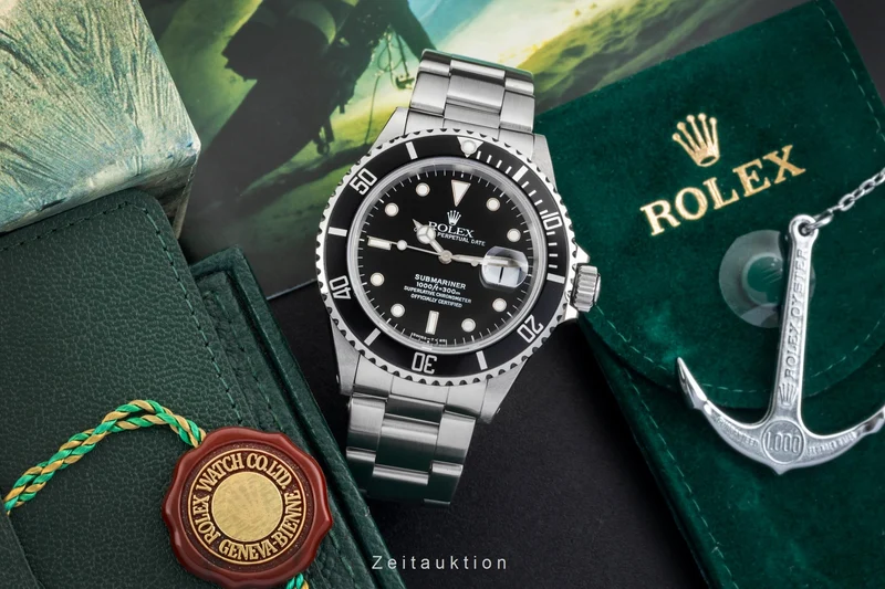 Rolex Submariner steel automatic men's watch 16610 [2604202]