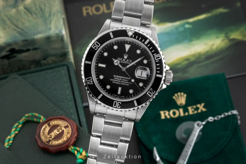 Rolex Submariner steel automatic men's watch 16610 [2604202]