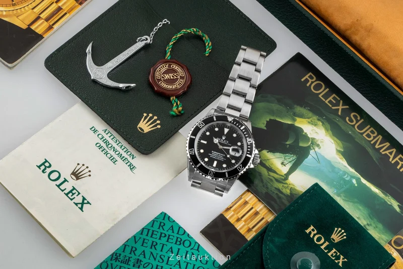 Rolex Submariner steel automatic men's watch 16610 [2604202]