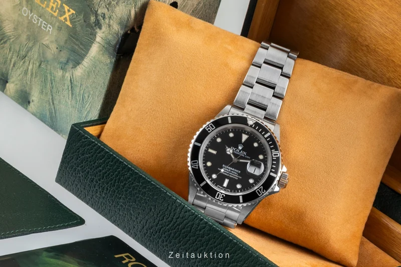 Rolex Submariner steel automatic men's watch 16610 [2604202]