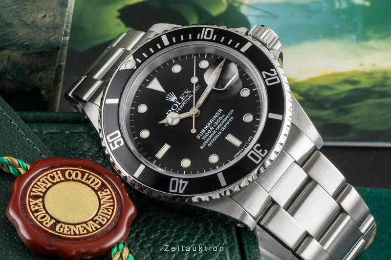 Rolex Submariner steel automatic men's watch 16610 [2604202]