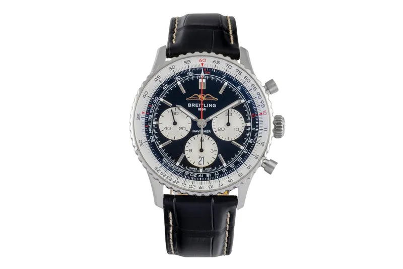 Breitling Navitimer chronograph steel automatic men's watch AB0138211B1P1 LP: 9500EUR [2603169]
