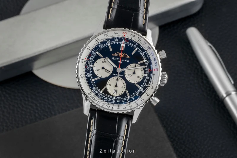 Breitling Navitimer chronograph steel automatic men's watch AB0138211B1P1 LP: 9500EUR [2603169]