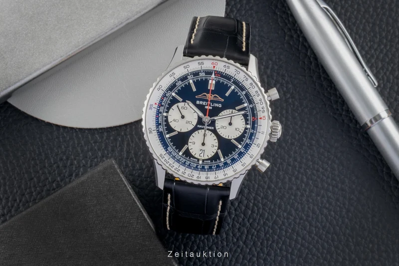Breitling Navitimer chronograph steel automatic men's watch AB0138211B1P1 LP: 9500EUR [2603169]