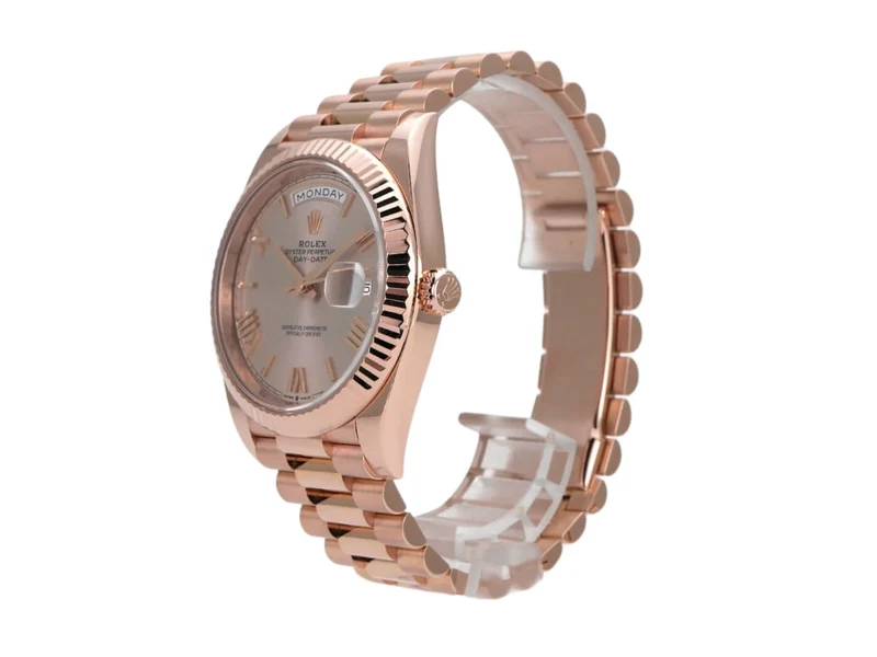 Rolex Day-Date 40 Everose-Gold 228235 Sundust Römisch