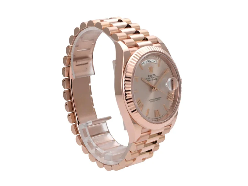 Rolex Day-Date 40 Everose-Gold 228235 Sundust Römisch