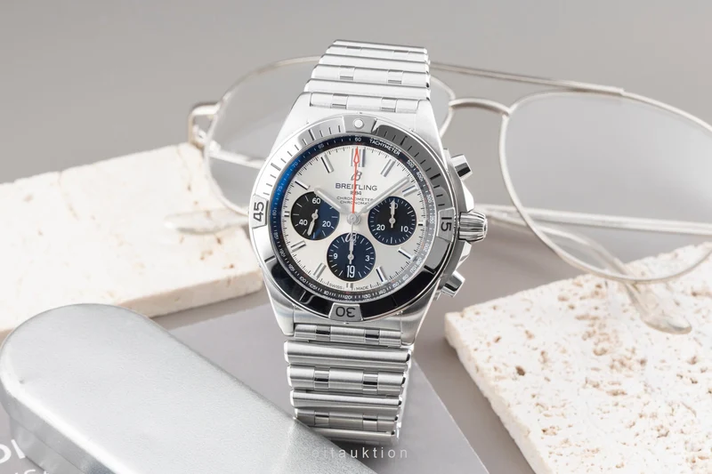 Breitling Chronomat chronograph steel automatic men's watch AB0134101G1A1 LP: 9600EUR [2603119]